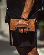 Eskitme Deri El Tutamaçlı Çanta Fındık Renk 2029