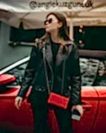 Filderi_Irem-117 Kırmızı Kadın Çanta Zincirli Hakiki Deri 2050