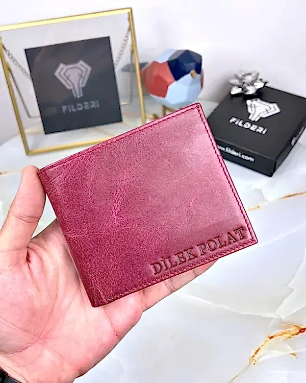 Klasik Cüzdan Bordo Renk 2002-2