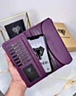 Created with RNI Films app. Profile ‘None’ Kadın El Cüzdanı Mor Renk Hakiki Deri 2049