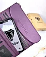 Created with RNI Films app. Profile ‘None’ Kadın El Cüzdanı Mor Renk Hakiki Deri 2049