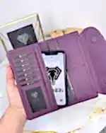 Created with RNI Films app. Profile ‘None’ Kadın El Cüzdanı Mor Renk Hakiki Deri 2049