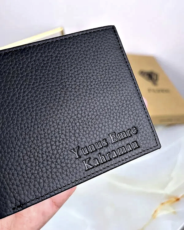 Siyah Erkek Cüzdan Hakiki Deri 2002-2