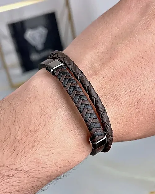 Mıknatıslı Kahverengi Bileklik