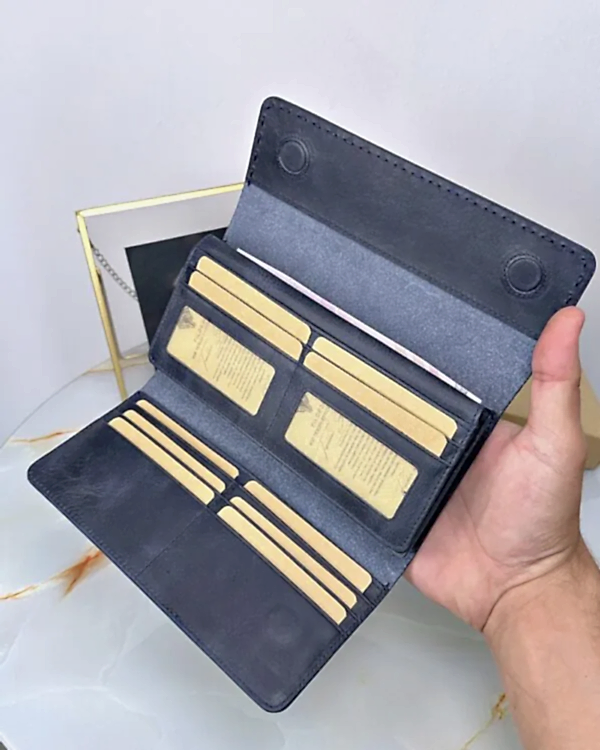 Süs El Dikişli Cüzdan Lacivert Renk 2022