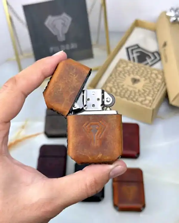 Hakiki Deri Çakmak Taba Renk 2077