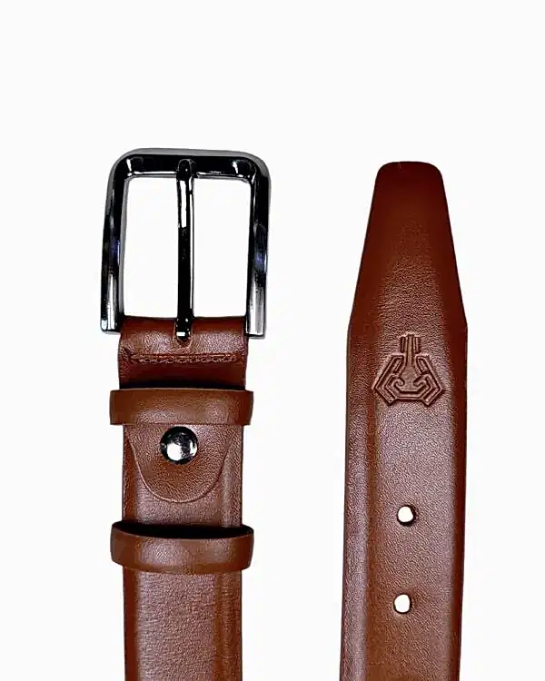 Kumaş Pantolon Kemeri Taba Renk Hakiki Deri