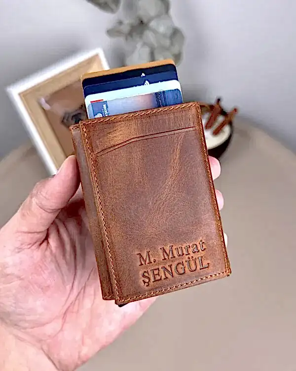 Mekanizmalı Cüzdan – Fındık Hakiki Deri | 2001