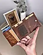 Created with RNI Films app. Profile ‘None’ Mekanizmalı Cüzdan – Fındık Hakiki Deri | 2001