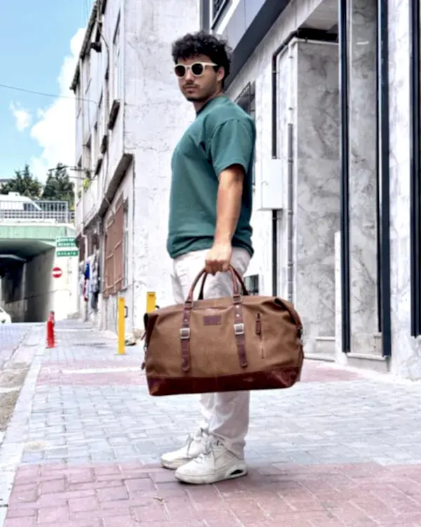 Seyahat Valizi – Eskitme Deri Garnili | 2113