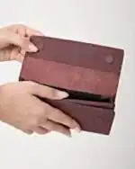 11_11_202557126 Saraciye Dikişli - Bordo Hakiki Deri Guti Kadın Cüzdan | 2022