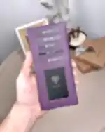 Created with RNI Films app. Profile 'None' Hakiki Deri Uzun Kartlık – Fermuarlı, Mor | 2127