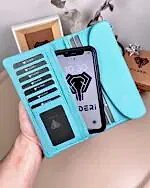 Kadın Cüzdan – Turkuaz Yumuşak Hakiki Deri | 2049